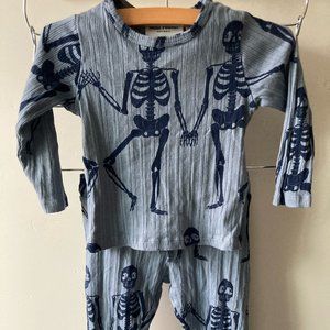 Mini Rodini Skeleton Top and Pant Set